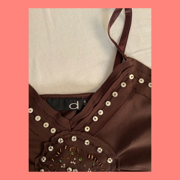 90s/Y2K Dynamite Beaded Camisole - Picture 3 of 3